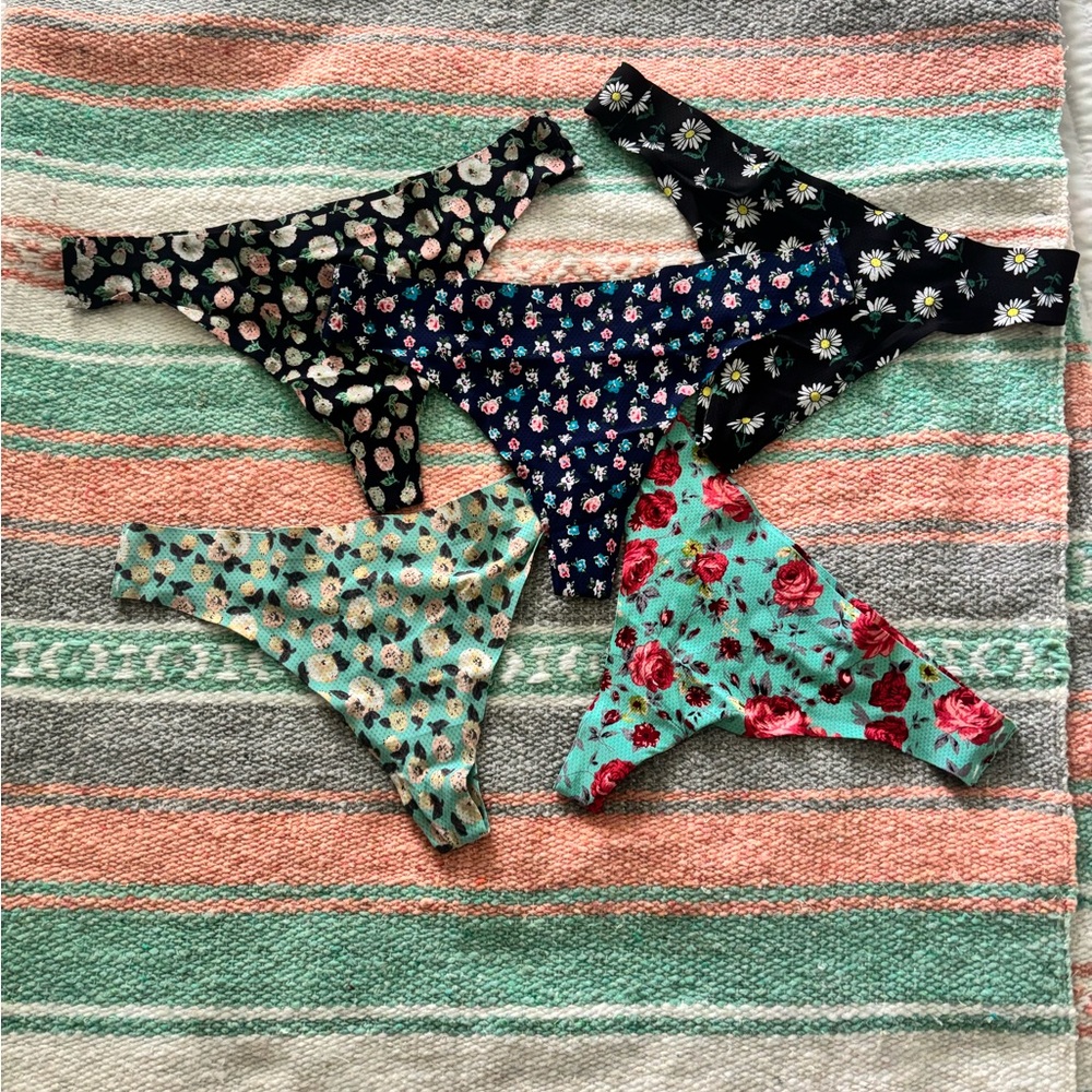 Floral Thongs